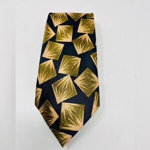 Vintage Pierre Balmain Geometric Patterned Tie